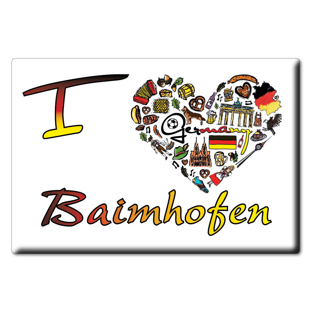 Baimhofen, Ansbach, Baviera - magnete frigorifero Germania souvenir regalo - Foto 8 di 10
