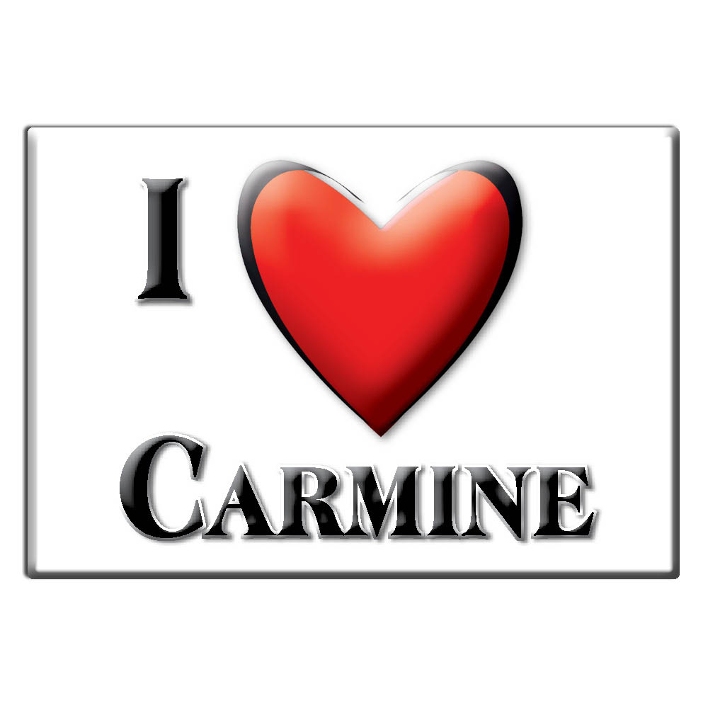Carmine, Fayette County, Texas - Fridge Magnet I Love Souvenir Usa Gift Idea - Picture 5 of 10
