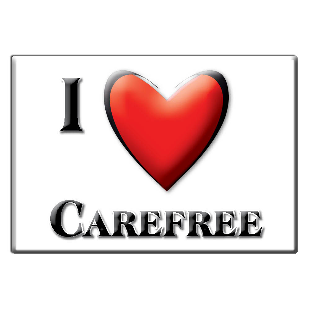 Carefree, Maricopa County, Arizona - Fridge Magnet I Love Souvenir Usa Gift - Picture 5 of 10