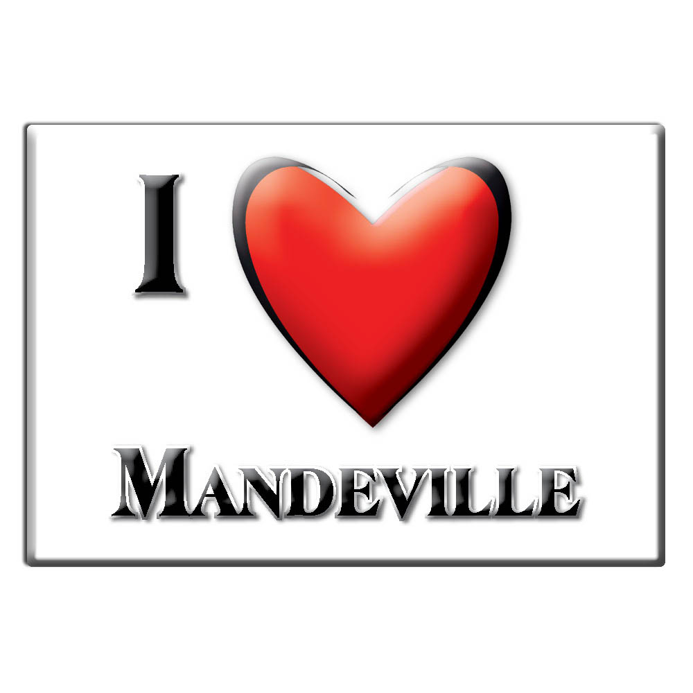 Mandeville, Saint Tammany County, Louisiana - Fridge Magnet I Love Usa - Picture 5 of 10