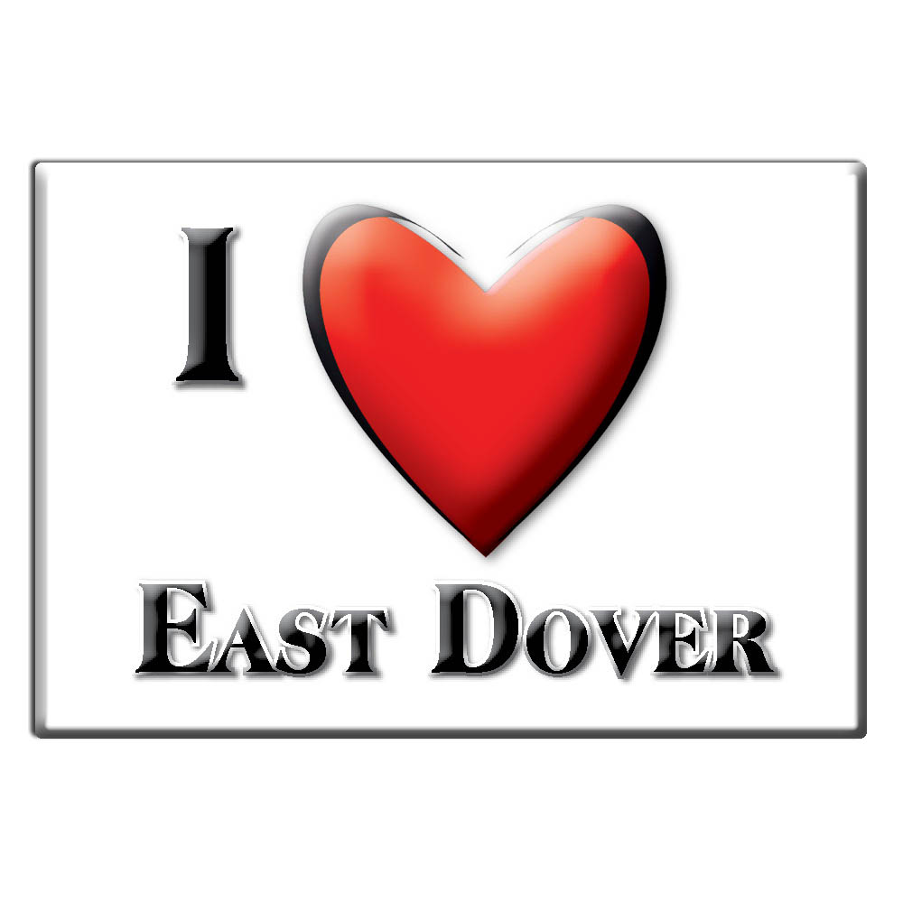 East Dover, Windham County, Vermont - Fridge Magnet I Love Souvenir Usa Gift - Picture 5 of 10