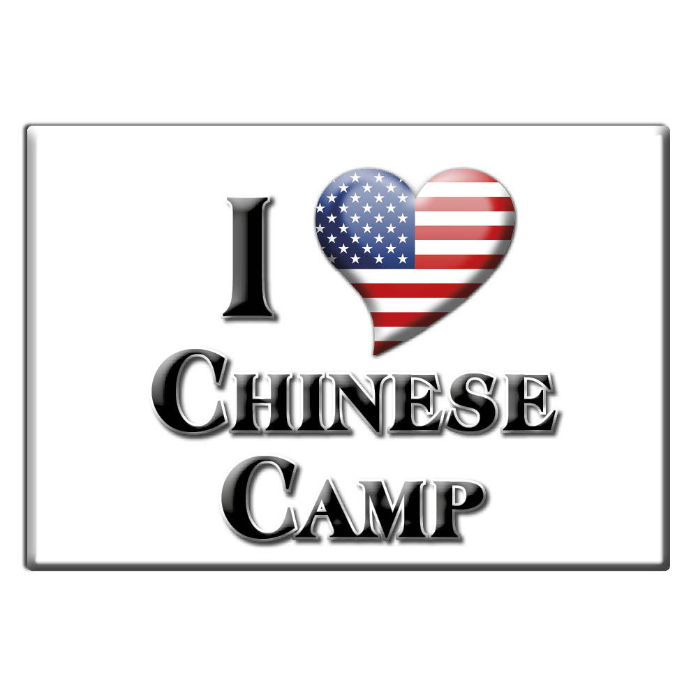 Chinese Camp, Tuolumne County, California - Fridge Magnet I Love Usa - Picture 6 of 10