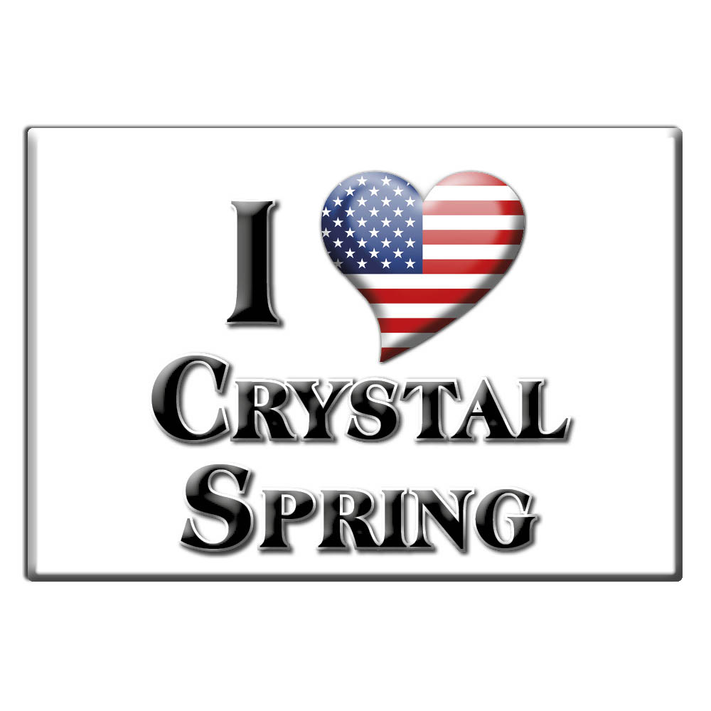 Crystal Spring, Fulton County, Pennsylvania - Fridge Magnet I Love Usa - Picture 6 of 10