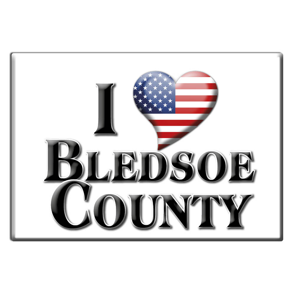 Condado de Bledsoe - Imán de nevera me encanta recuerdo idea de regalo de Estados Unidos - Imagen 6 de 10