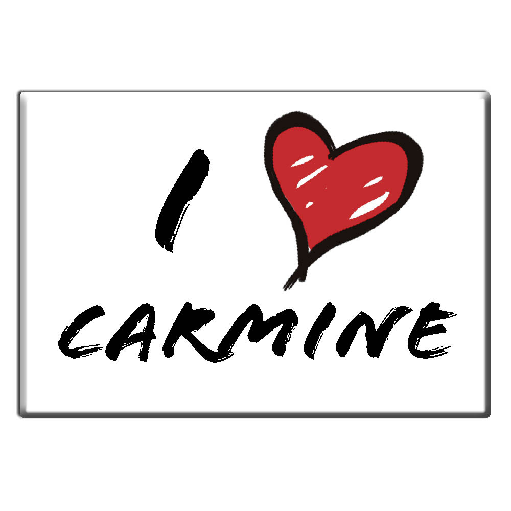 Carmine, Fayette County, Texas - Fridge Magnet I Love Souvenir Usa Gift Idea - Picture 7 of 10