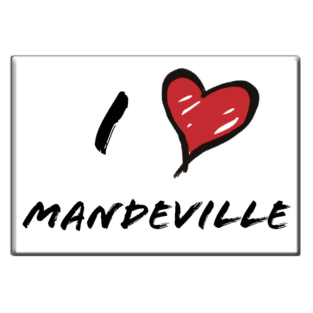 Mandeville, Saint Tammany County, Louisiana - Fridge Magnet I Love Usa - Picture 7 of 10