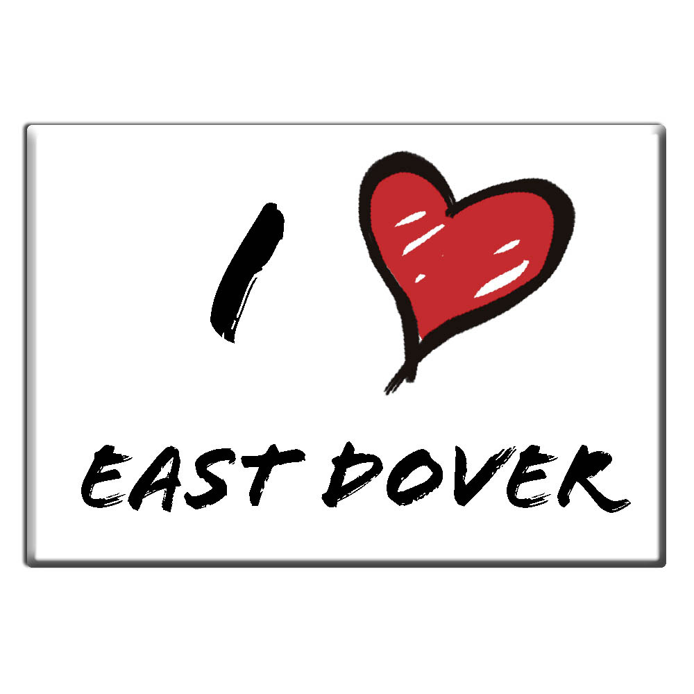 East Dover, Windham County, Vermont - Fridge Magnet I Love Souvenir Usa Gift - Picture 7 of 10