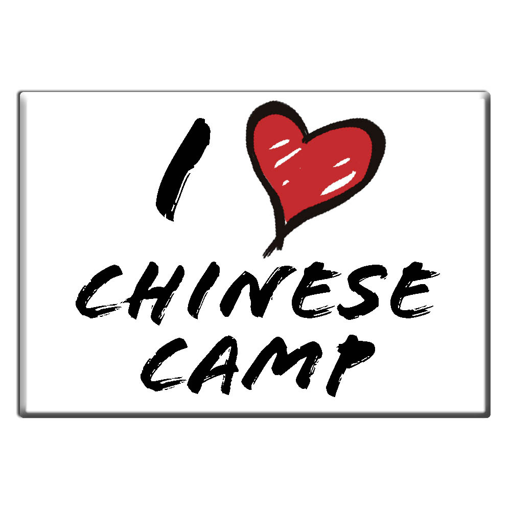 Chinese Camp, Tuolumne County, California - Fridge Magnet I Love Usa - Picture 7 of 10