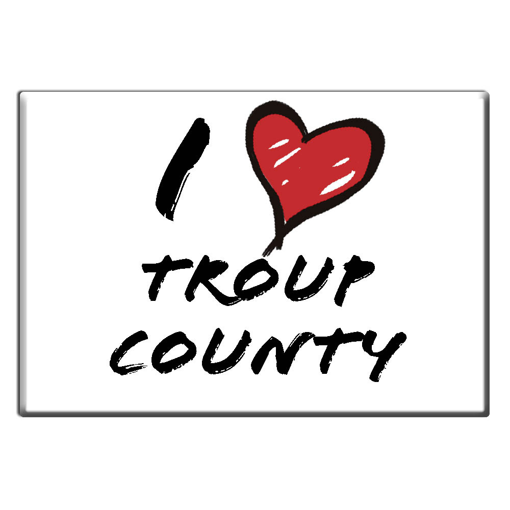 Troup County - Imán de nevera I Love Souvenir Idea de regalo de Estados Unidos - Imagen 7 de 10