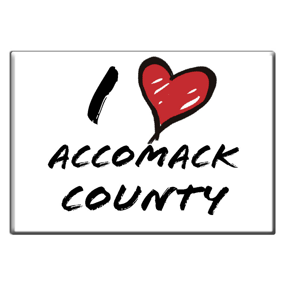 Accomack County - Imán de nevera me encanta recuerdo idea de regalo de Estados Unidos - Imagen 7 de 10