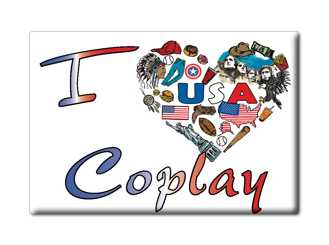 Coplay, Lehigh County, Pennsylvania - Fridge Magnet I Love Souvenir Usa - Picture 8 of 10