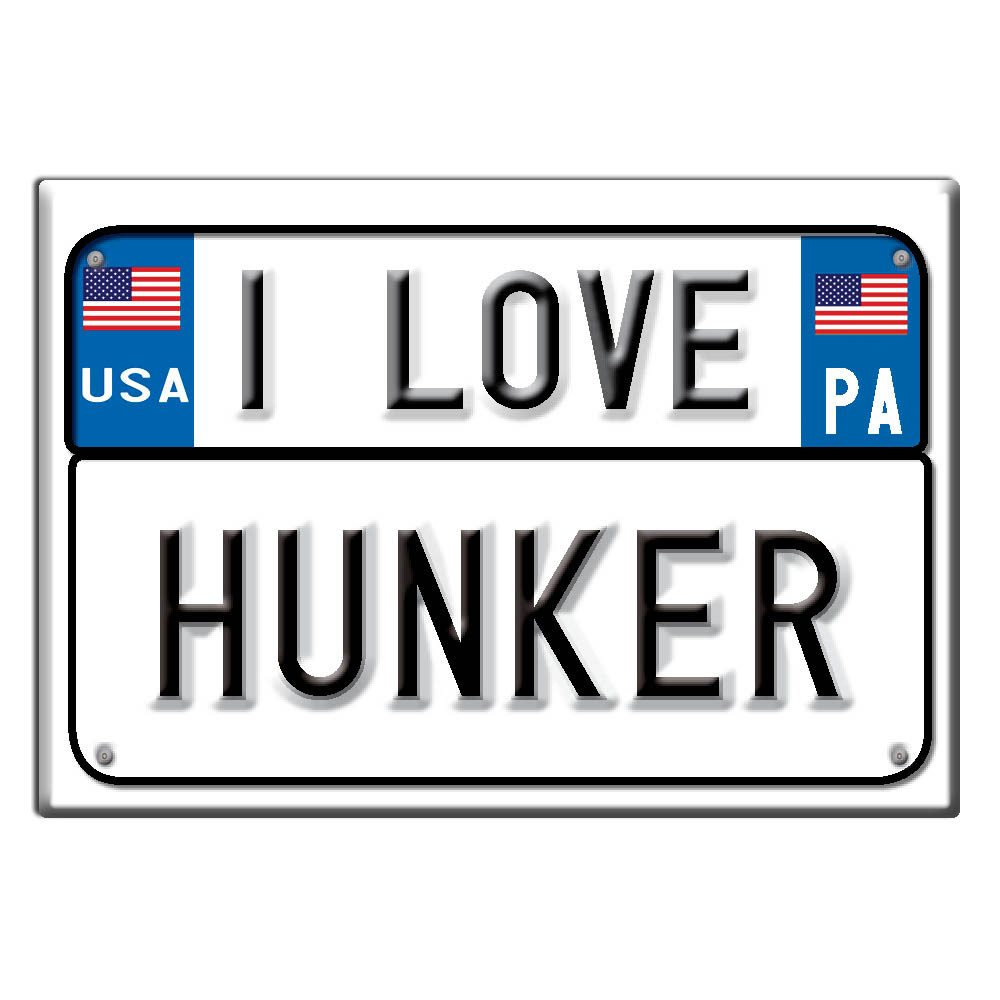 Hunker, Westmoreland County, Pennsylvania - Fridge Magnet I Love Usa - Picture 9 of 10