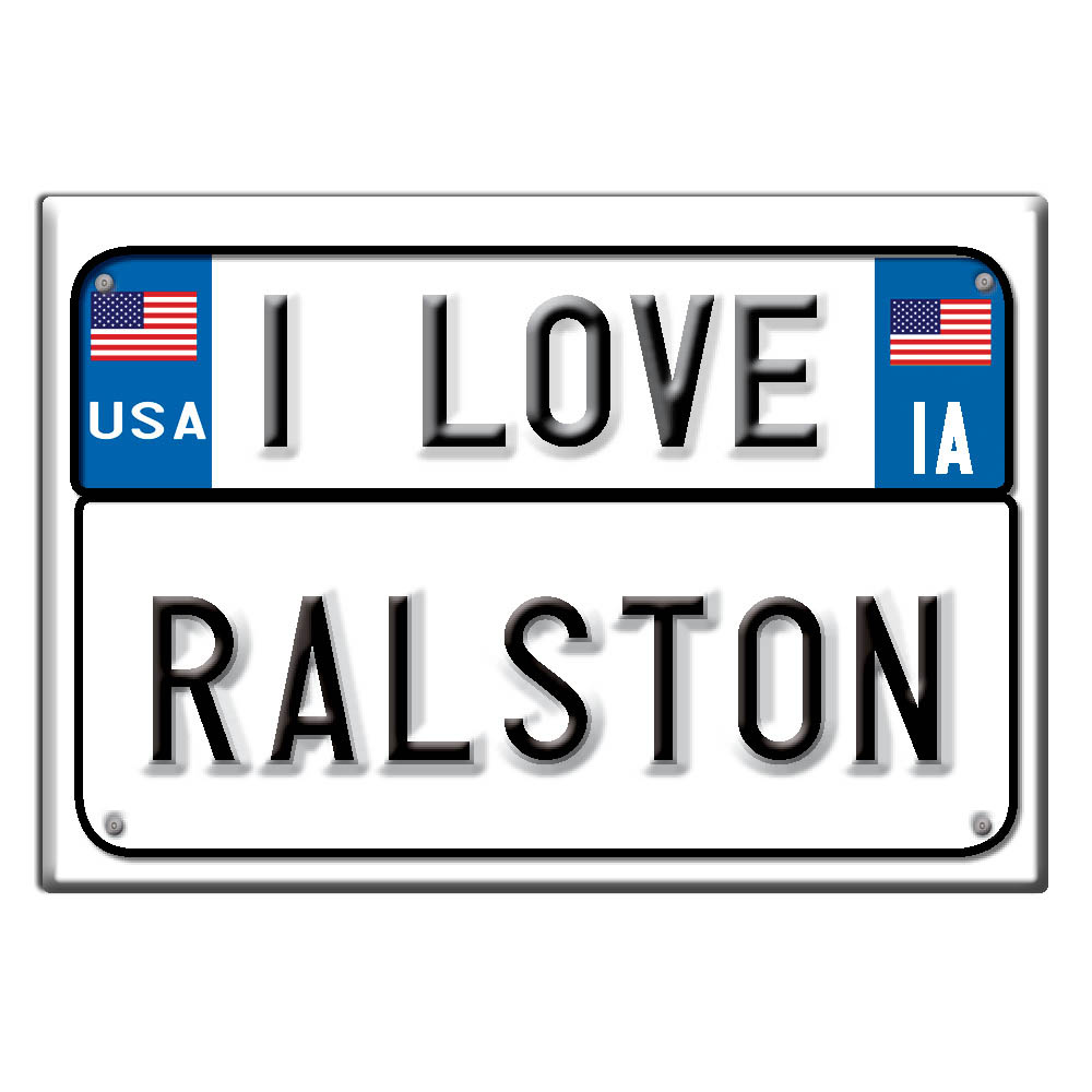 Ralston, Condado de Carroll, Iowa - Imán de nevera I Love Souvenir Idea de regalo de Estados Unidos - Imagen 9 de 10