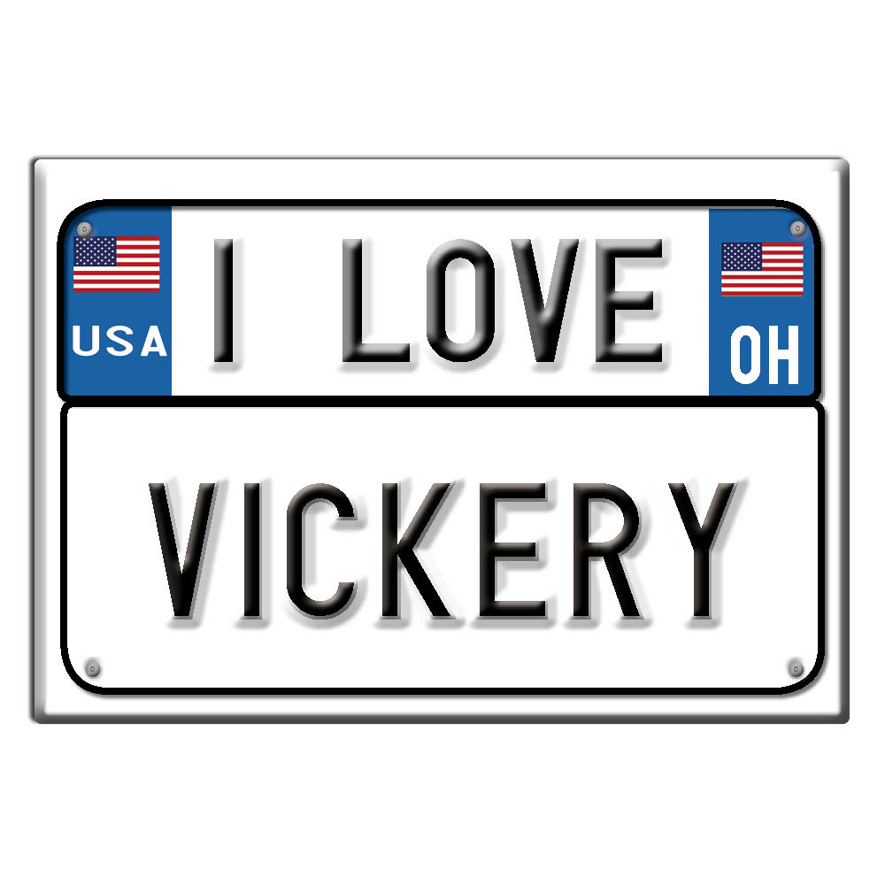 Vickery, Condado de Sandusky, Ohio - Imán de nevera I Love Souvenir Idea de regalo de Estados Unidos - Imagen 9 de 10
