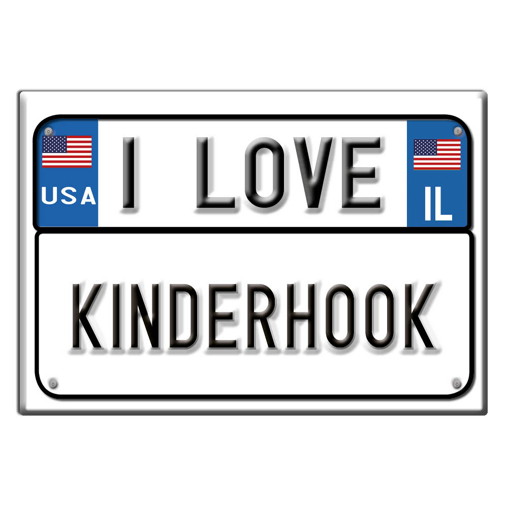 Kinderhook, Pike County, Illinois - Fridge Magnet I Love Souvenir Usa Gift - Picture 9 of 10