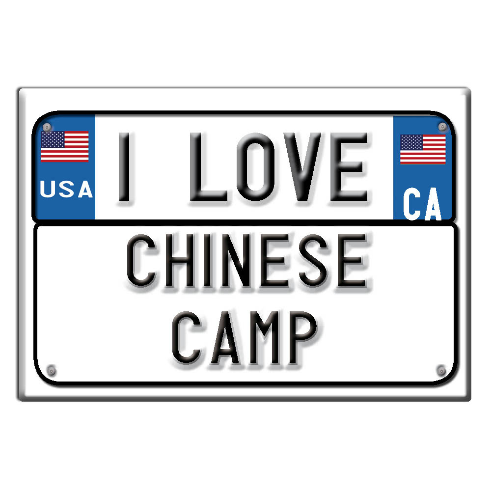 Chinese Camp, Tuolumne County, California - Fridge Magnet I Love Usa - Picture 9 of 10