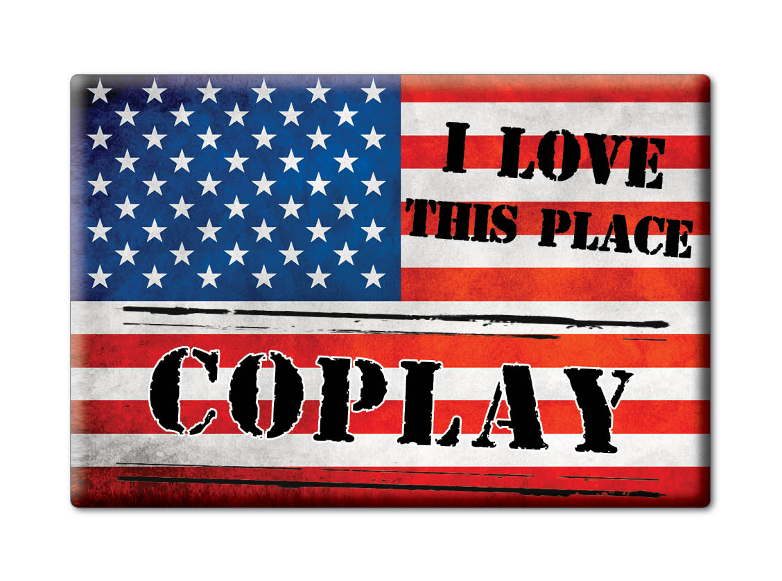 Coplay, Lehigh County, Pennsylvania - Fridge Magnet I Love Souvenir Usa - Picture 10 of 10