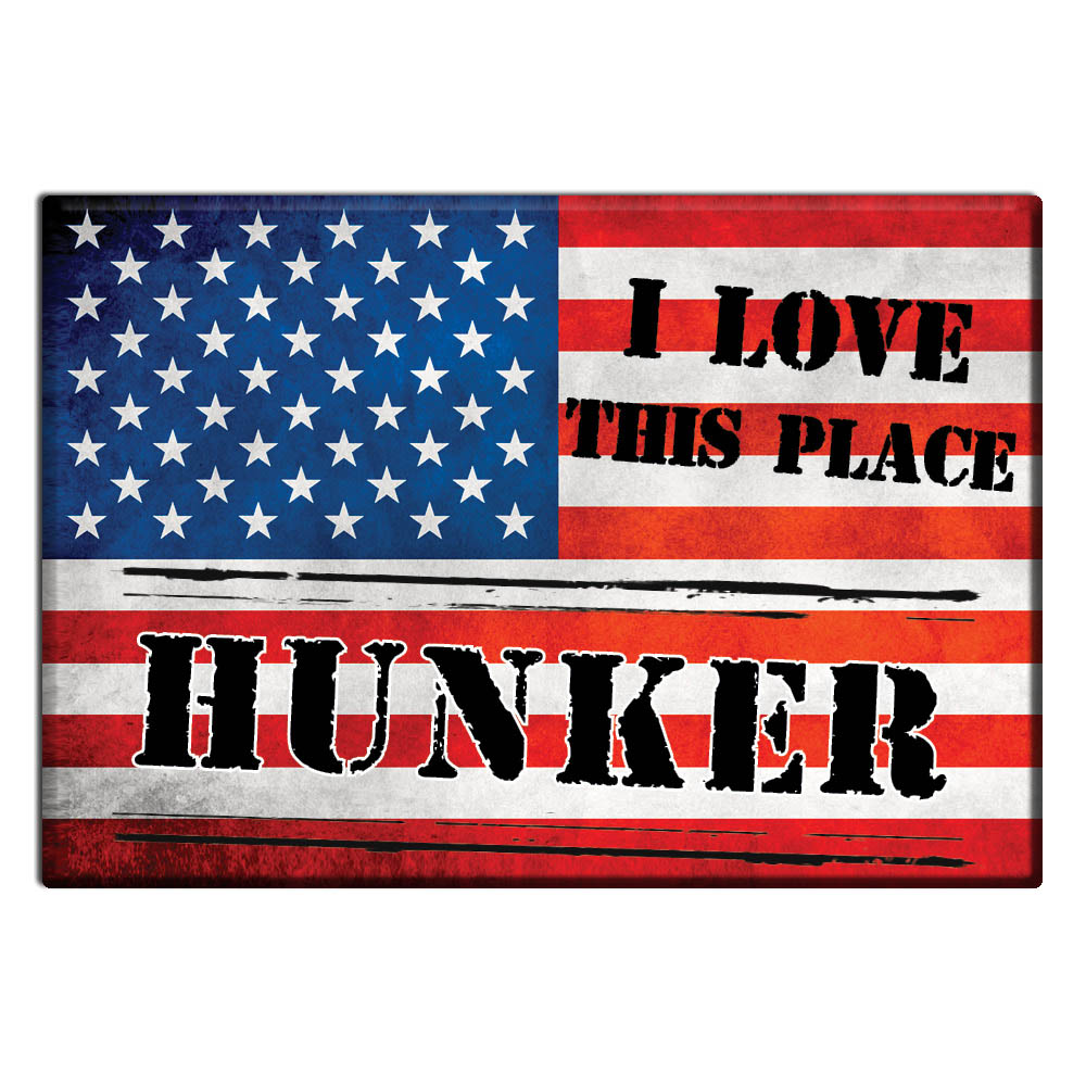 Hunker, Westmoreland County, Pennsylvania - Fridge Magnet I Love Usa - Picture 10 of 10