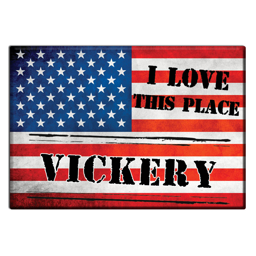 Vickery, Condado de Sandusky, Ohio - Imán de nevera I Love Souvenir Idea de regalo de Estados Unidos - Imagen 10 de 10