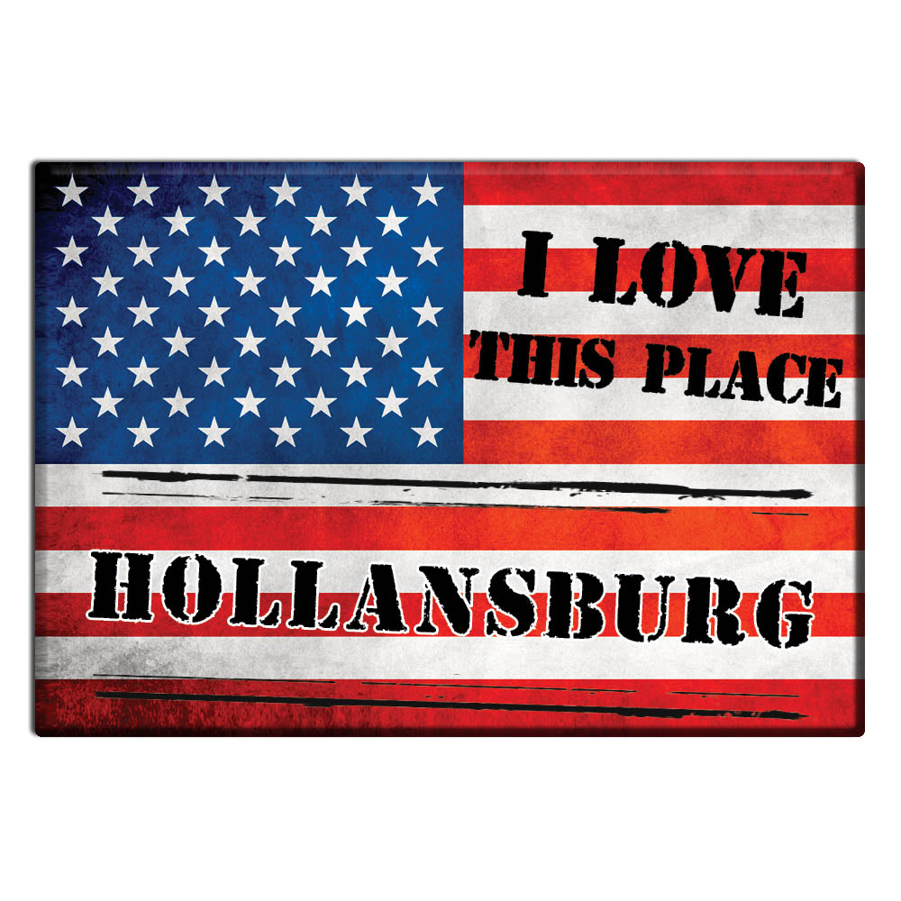 Hollansburg, Darke County, Ohio - Imán de nevera me encanta recuerdo idea de regalo de Estados Unidos - Imagen 10 de 10