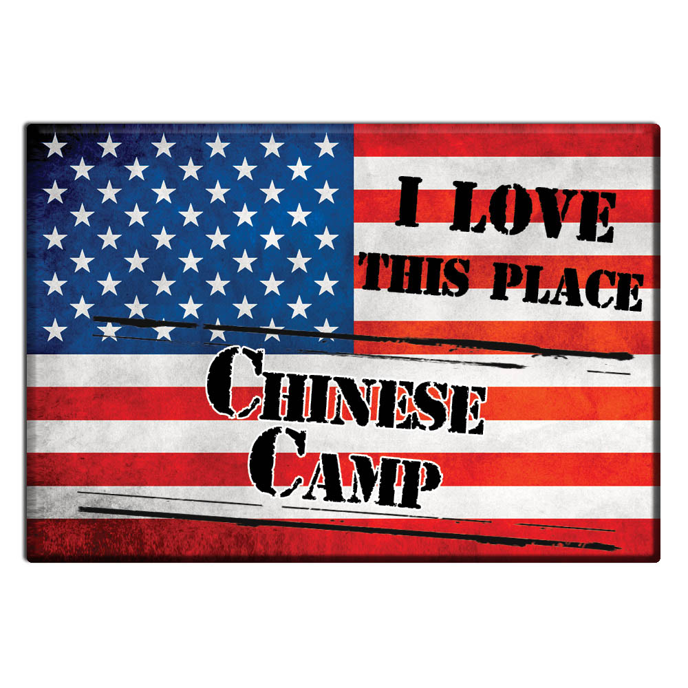 Chinese Camp, Tuolumne County, California - Fridge Magnet I Love Usa - Picture 10 of 10