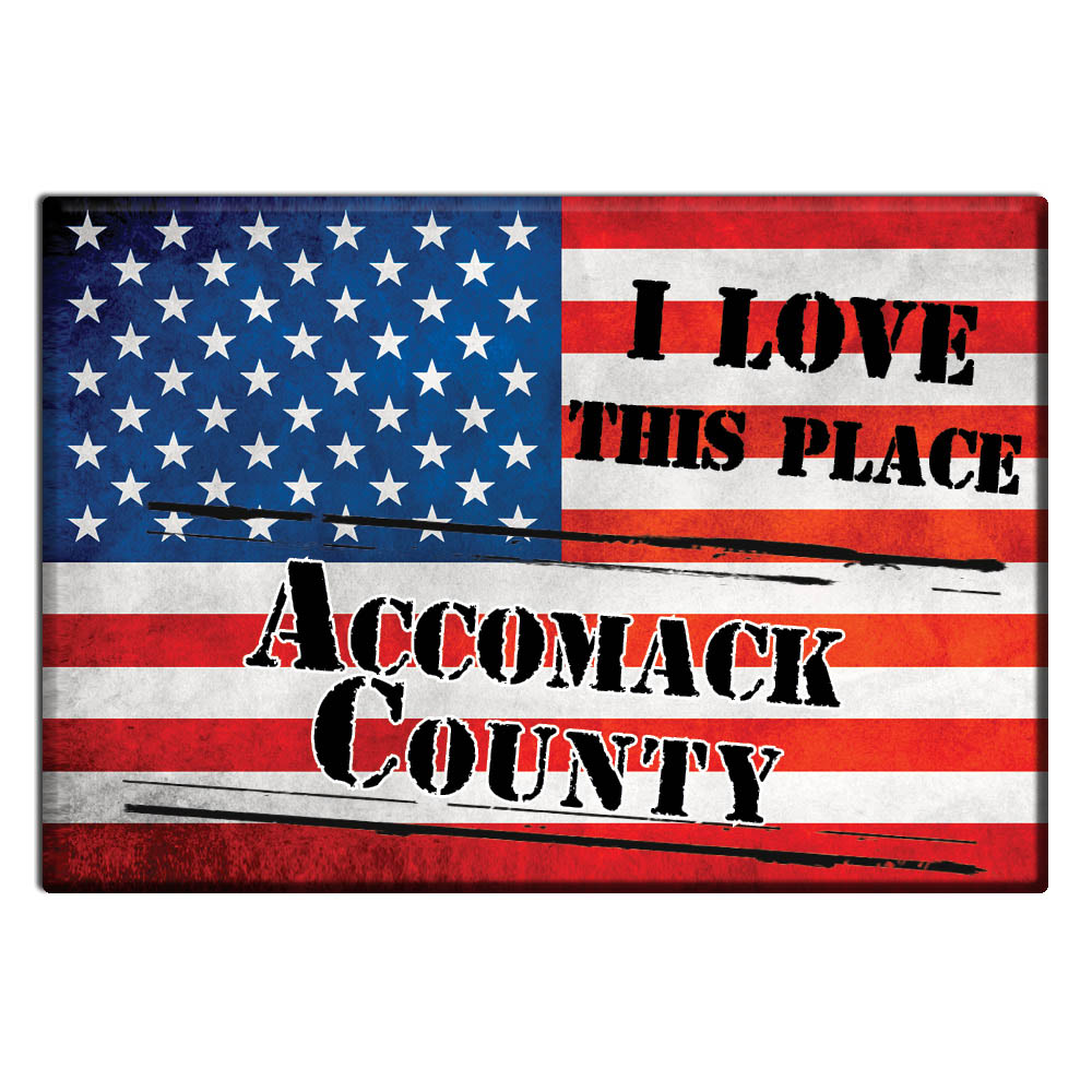 Accomack County - Imán de nevera me encanta recuerdo idea de regalo de Estados Unidos - Imagen 10 de 10